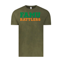 Vintage Olive Famu Rattlers Vintage Tee - artisFamous