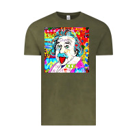 Vintage Olive POP ART RETRO Vintage Tee - artisFamous
