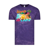 Cloud Purple summer camp Vintage Tee - NancyCooperArtShop