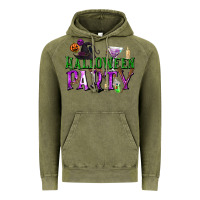 Vintage Olive Halloween Party Vintage Hoodie - texasbilliewilder