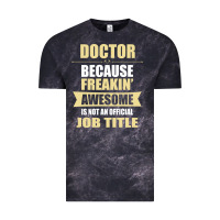 Cloud Black doctor because freakin' awesome isn't a job title Vintage Tee - artisFamous