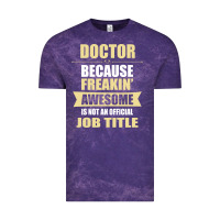 Cloud Purple doctor because freakin' awesome isn't a job title Vintage Tee - artisFamous