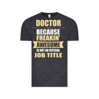 Vintage Black doctor because freakin' awesome isn't a job title Vintage Tee - artisFamous