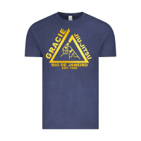 Vintage Denim gracie jiu jitsu Vintage Tee - artisFamous