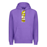 Purple softball and baseball pen wraps Premium Hoodie - BundleAndBundleShop