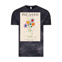 Cloud Black pablo picasso   bouquet of peace Vintage Tee - artisFamous