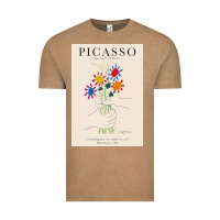 Vintage Coffee pablo picasso   bouquet of peace Vintage Tee - artisFamous
