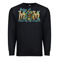 Black being a mom makes my life complete Premium Sweatshirt - SublimationCraftShop