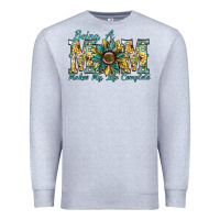 Heather Grey being a mom makes my life complete Premium Sweatshirt - SublimationCraftShop