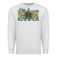 Oatmeal Heather being a mom makes my life complete Premium Sweatshirt - SublimationCraftShop
