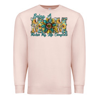 Pale Pink being a mom makes my life complete Premium Sweatshirt - SublimationCraftShop