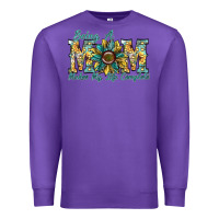 Purple being a mom makes my life complete Premium Sweatshirt - SublimationCraftShop