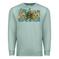 Seafoam being a mom makes my life complete Premium Sweatshirt - SublimationCraftShop