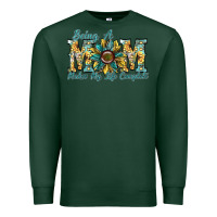 Sports Green being a mom makes my life complete Premium Sweatshirt - SublimationCraftShop