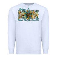 White being a mom makes my life complete Premium Sweatshirt - SublimationCraftShop
