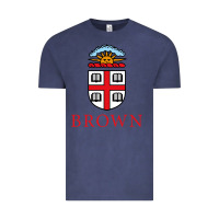 Vintage Denim brown university Vintage Tee - artisFamous