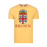 Vintage Mustard brown university Vintage Tee - artisFamous