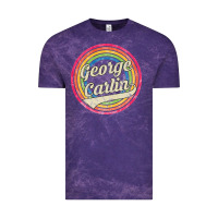 George Carlin   Retro Rainbow Faded Style Vintage Tee | Teevron