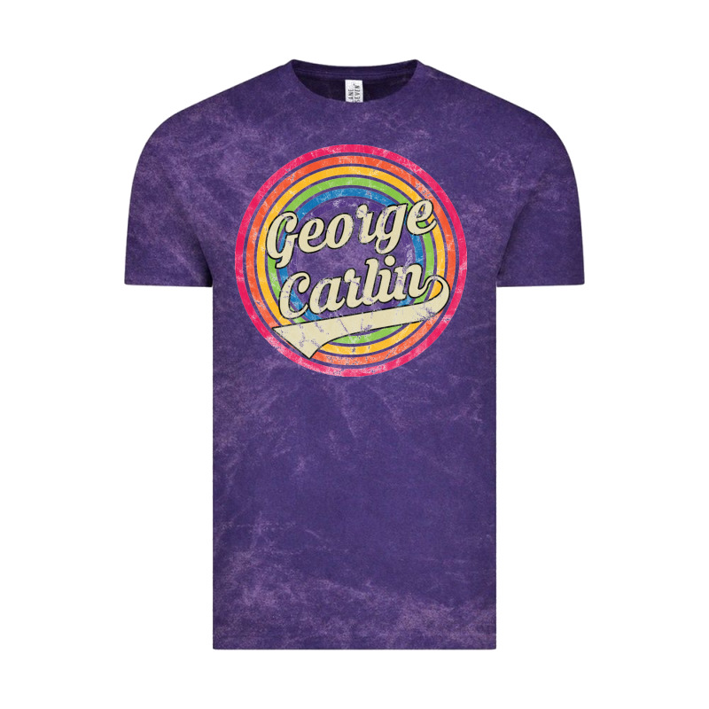 George Carlin   Retro Rainbow Faded Style Vintage Tee by artisFamous | Teevron