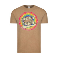 Vintage Coffee george carlin   retro rainbow faded style Vintage Tee - artisFamous