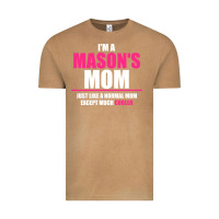 Vintage Camel i'm a mason's  mom just like a normal mom Vintage Tee - artisFamous