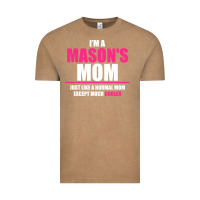 Vintage Coffee i'm a mason's  mom just like a normal mom Vintage Tee - artisFamous
