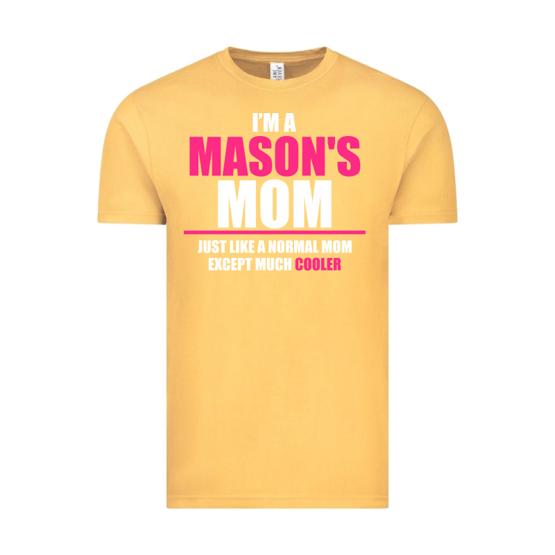 I'm A Mason's  Mom Just Like A Normal Mom Vintage Tee by artisFamous | Teevron