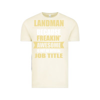 Vintage Arctic landman because freakin' awesome isn't a job title Vintage Tee - artisFamous