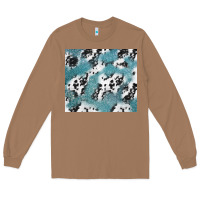 Toasted Coconut teal glitter and cowhide Long Sleeve Tee - TumblerDesignByShophia