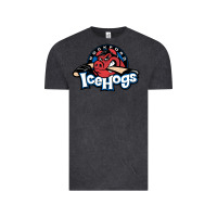 Vintage Black The Icehogs, Rockford Vintage Tee - artisFamous