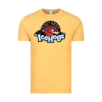Vintage Mustard The Icehogs, Rockford Vintage Tee - artisFamous