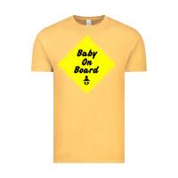 Vintage Mustard baby on board Vintage Tee - artisFamous