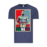 Vintage Denim canelo alvarez mexican boxing Vintage Tee - artisFamous