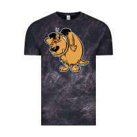 Cloud Black smile mumbly muttley dog Vintage Tee - artisFamous