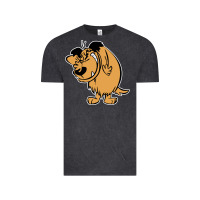 Vintage Black smile mumbly muttley dog Vintage Tee - artisFamous