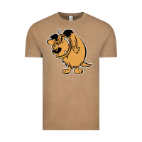 Vintage Coffee smile mumbly muttley dog Vintage Tee - artisFamous