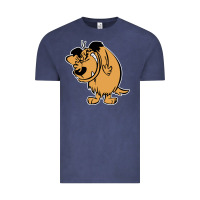 Vintage Denim smile mumbly muttley dog Vintage Tee - artisFamous