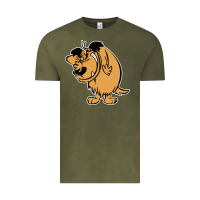 Vintage Olive smile mumbly muttley dog Vintage Tee - artisFamous