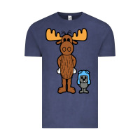 Vintage Denim rocky and bullwinkle Vintage Tee - artisFamous