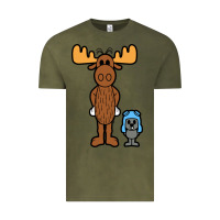 Vintage Olive rocky and bullwinkle Vintage Tee - artisFamous