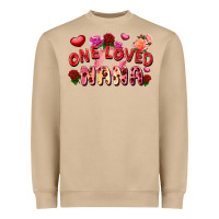 Mushroom One loved nana Valentine's Day Heavyweight Sweatshirt - FaDigitalArtStudio