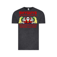 Vintage Black shy guys burger and fries Vintage Tee - artisFamous