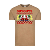 Vintage Coffee shy guys burger and fries Vintage Tee - artisFamous