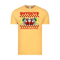 Vintage Mustard shy guys burger and fries Vintage Tee - artisFamous