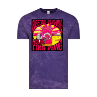 Cloud Purple Best Pigeons Playing Ping Pong Music Vintage Tee - artisFamous