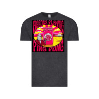 Vintage Black Best Pigeons Playing Ping Pong Music Vintage Tee - artisFamous