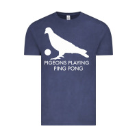 Vintage Denim Best Pigeons Playing Ping Pong Music Vintage Tee - artisFamous