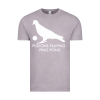 Vintage Zinc Best Pigeons Playing Ping Pong Music Vintage Tee - artisFamous