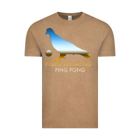 Vintage Coffee Best Pigeons Playing Ping Pong Music Vintage Tee - artisFamous