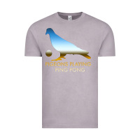Vintage Zinc Best Pigeons Playing Ping Pong Music Vintage Tee - artisFamous